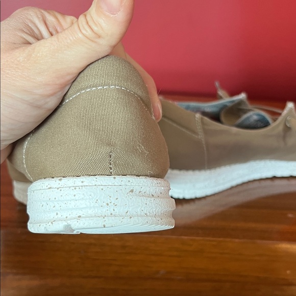 Like new Hey Dude Tan Loafers - Picture 6 of 16